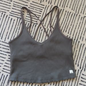 Vuori Mindset Bra Large Olive Green